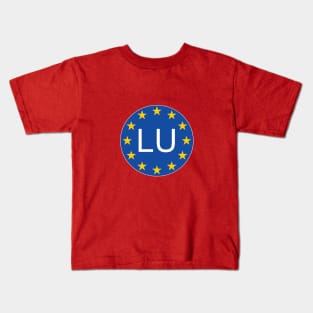 Luxembourg Letzebuerg Kids T-Shirt